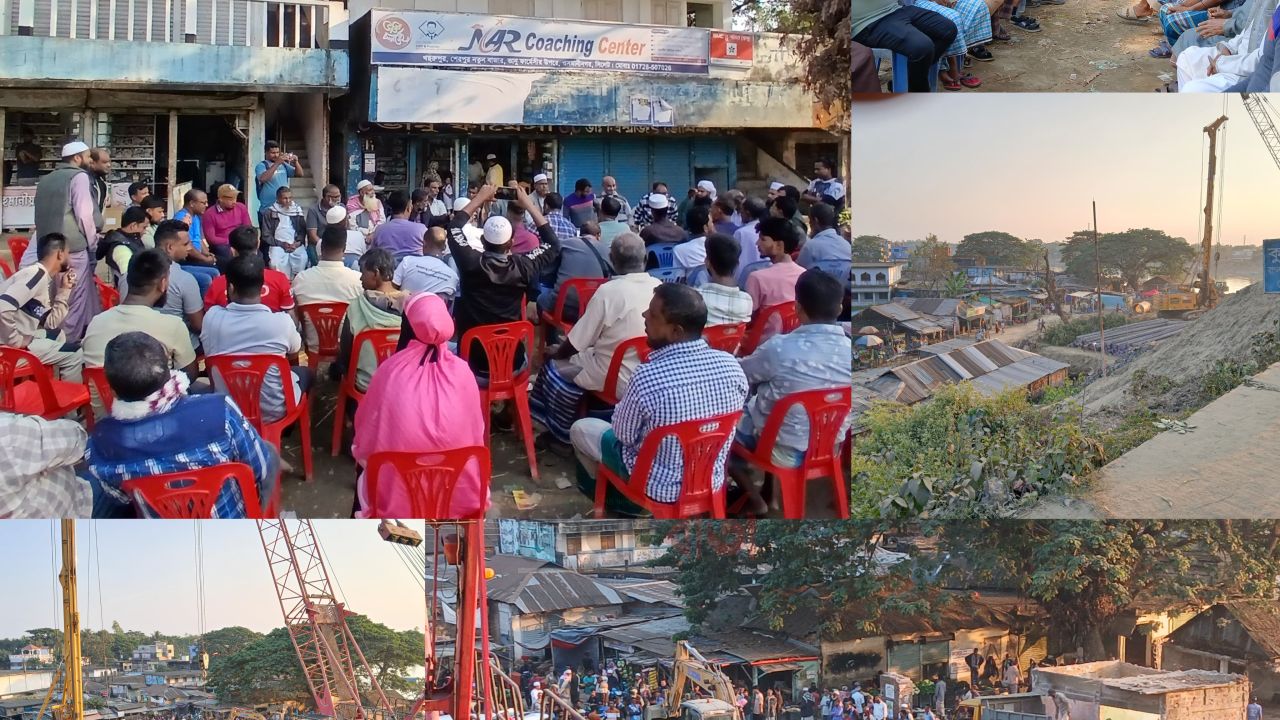ক্ষতিপূরণ ছাড়াই সড়ক ও জনপথ বিভাগের কাজ, উন্নয়নের নামে ব্যবসায়ী নিপীড়নের অভিযোগ
