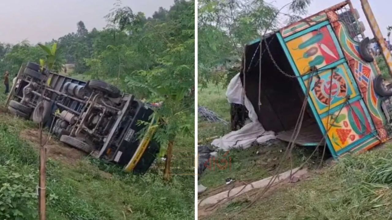 ঢাকা-টাঙ্গাইল মহাসড়কে ট্রাক উল্টে নিহত ১৫